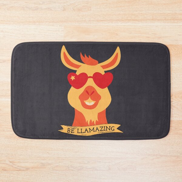 Item preview, Be llamazing, Funny llama love glasses designed and sold by SweetbeStore.