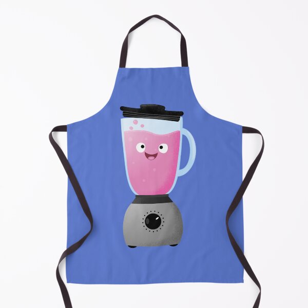 Item preview, Cute happy food blender kitchen appliance cartoon designed and sold by FrogFactory.