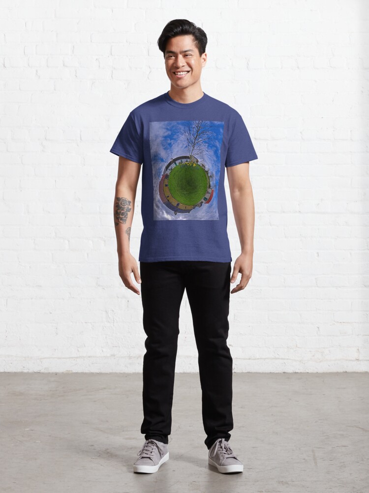 Alternate view of Hanna's Close, on a Sunny Day in County Down Classic T-Shirt