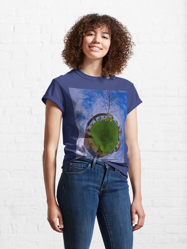 Alternate view of Hanna's Close, on a Sunny Day in County Down Classic T-Shirt