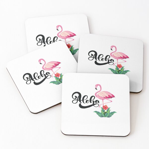 Item preview, Aloha pink flamingo designed and sold by JABASMED.