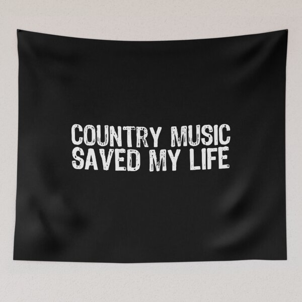 Item preview, Country Music Saved My Life designed and sold by The "I Love Everything" Shop.