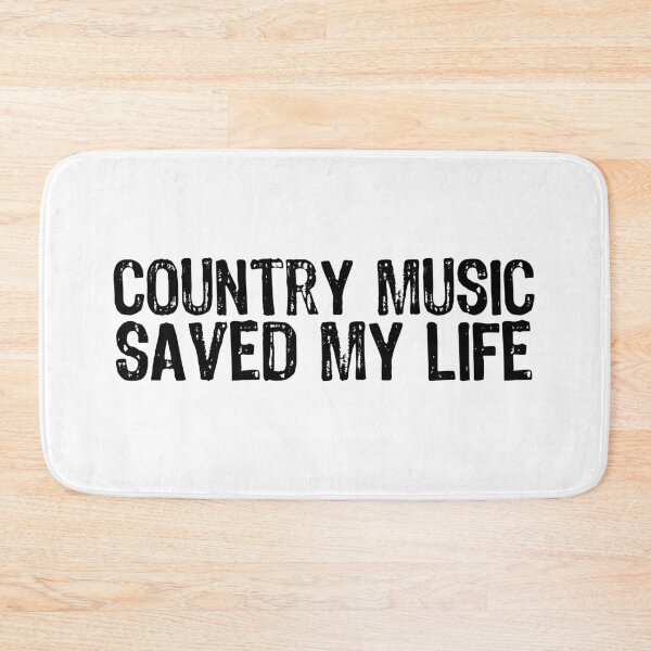 Item preview, Country Music Saved My Life designed and sold by The "I Love Everything" Shop.