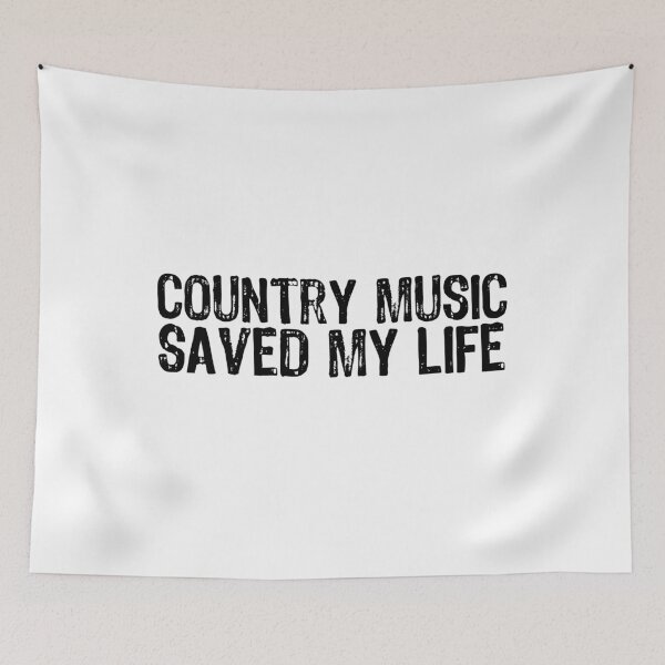 Item preview, Country Music Saved My Life designed and sold by The "I Love Everything" Shop.