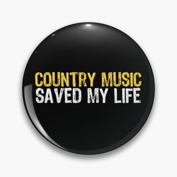 Item preview, Country Music Saved My Life designed and sold by The "I Love Everything" Shop.