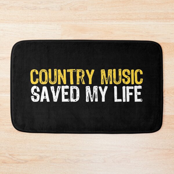 Item preview, Country Music Saved My Life designed and sold by The "I Love Everything" Shop.