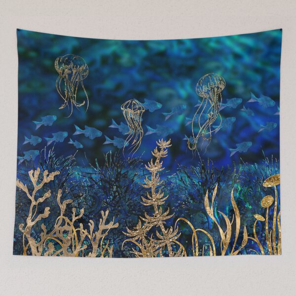 Item preview, Underwater Treasure landscape designed and sold by k9printart.