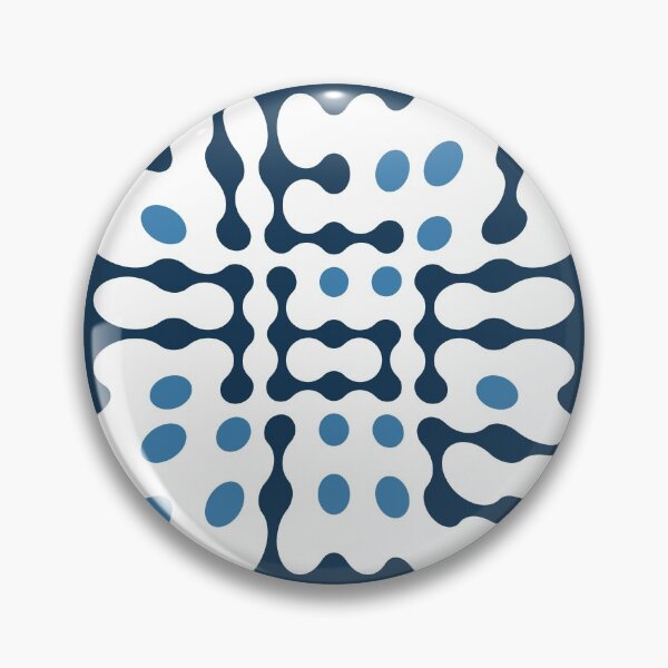 Item preview, Warped Metaballs Typography (Blue) designed and sold by John Uttley.