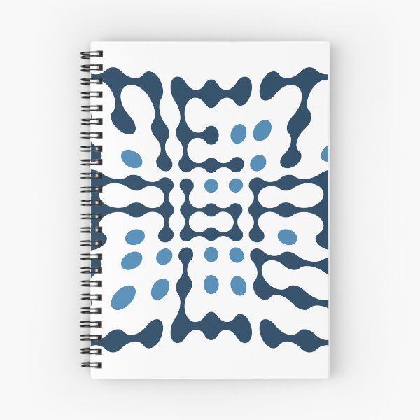 Item preview, Warped Metaballs Typography (Blue) designed and sold by John Uttley.