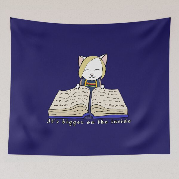 Item preview, It's Bigger on the Inside  - 13th Cat-octor  designed and sold by AlissaJoyLeeArt.