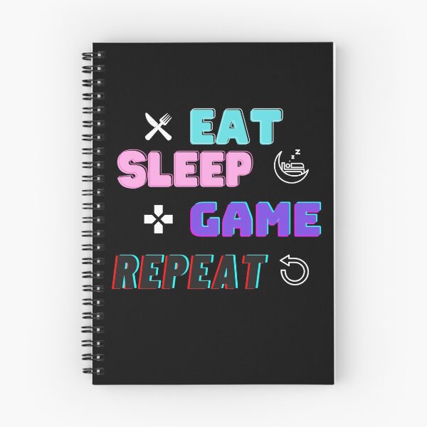 Item preview, Eat Sleep Game Repeat designed and sold by ZhouGraphics.