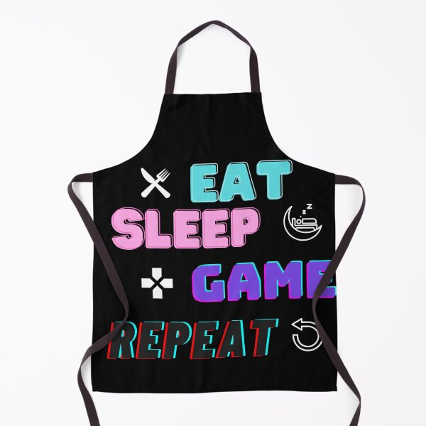 Item preview, Eat Sleep Game Repeat designed and sold by ZhouGraphics.