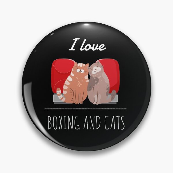 Item preview, I Love Boxing And Cats Shirt designed and sold by biwdrawing.