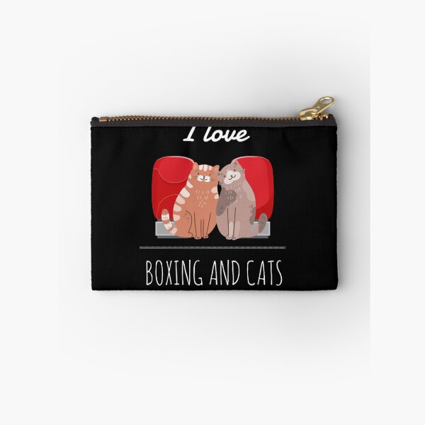 Item preview, I Love Boxing And Cats Shirt designed and sold by biwdrawing.