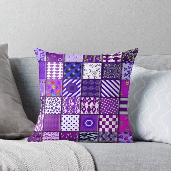 Item preview, Patchwork Quilt in Purple designed and sold by TerenceLacey.