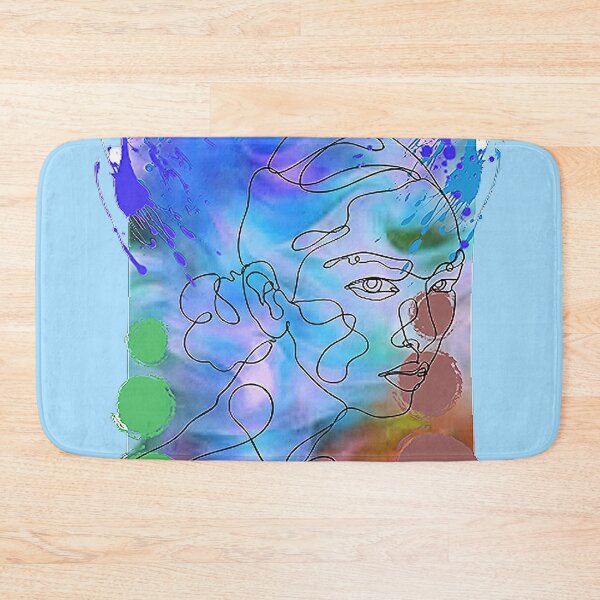 Item preview, Graphic Pshychedelic Linear Womans Face, nr 4, Trippy Psychedelic Arte Abstracto designed and sold by Adri Barnard.