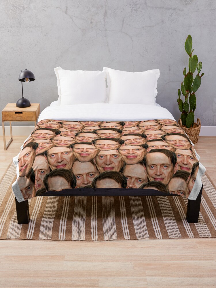 Steve Buscemi trending Head Design Throw Blanket