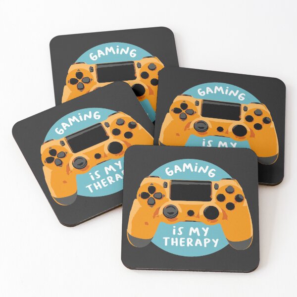 Item preview, Gaming Is My Therapy Quote In Orange designed and sold by Fotografille.