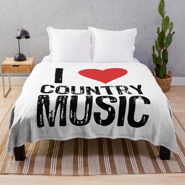 Item preview, I Love Country Music designed and sold by The "I Love Everything" Shop.