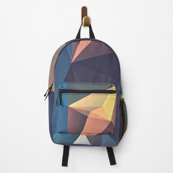 Item preview, Geometric Abstract Art- Triangular cluster of yellow, blue, aqua designed and sold by Ruby Jackson.