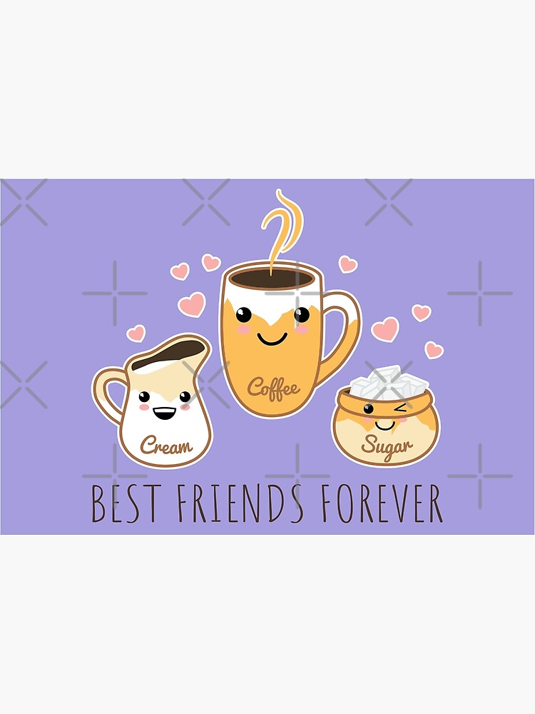 Kawaii Salt & Pepper Shakers: Best Friends Forever Poster for Sale by  PanosTsalig