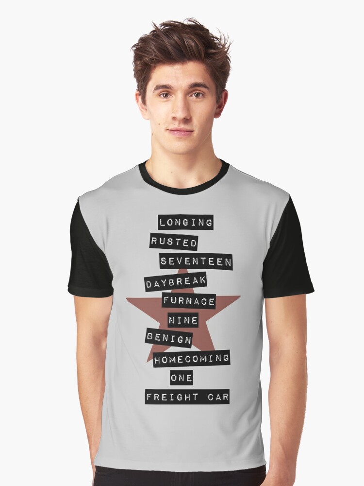 Winter Soldier Bucky Barnes Trigger Words Graphic T