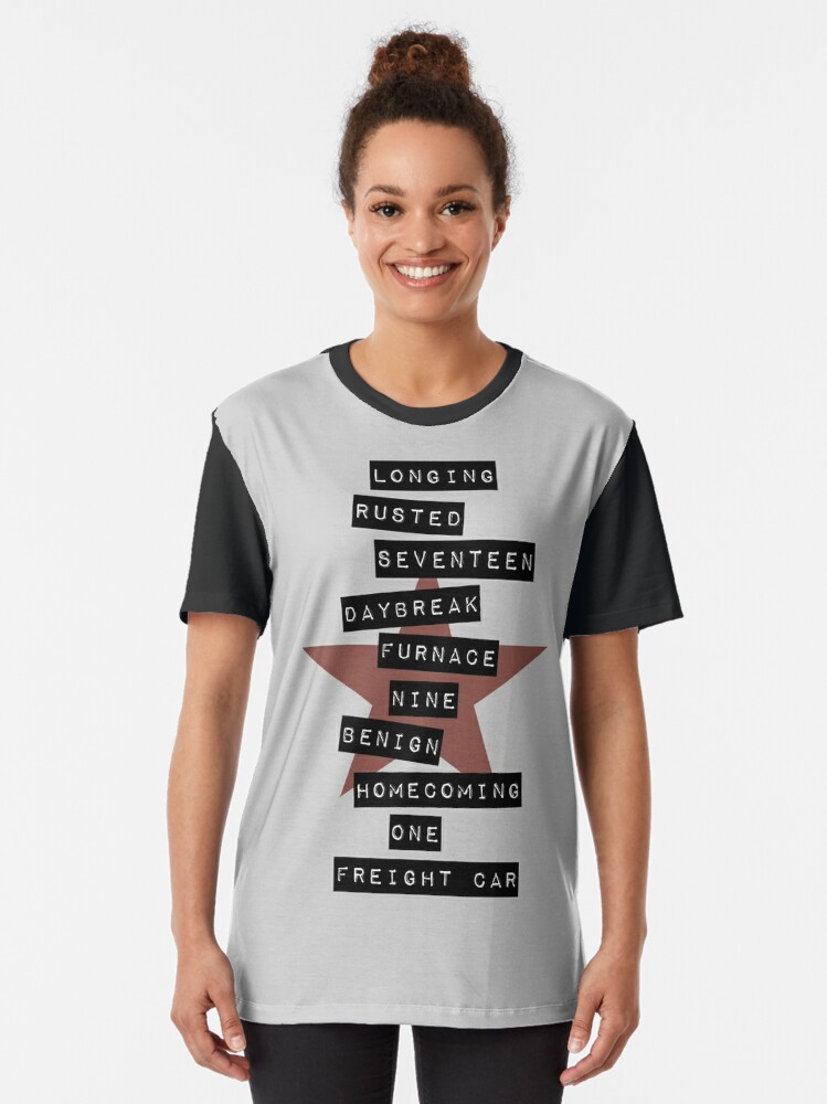 Winter Soldier Bucky Barnes Trigger Words T Shirt By