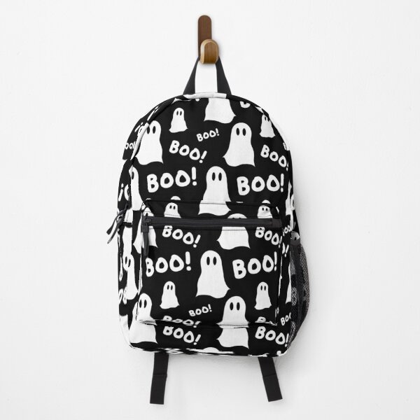 Item preview, Pattern with ghosts and the words "Boo!" designed and sold by parkinsmack.