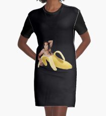 Vestido camiseta Nicolas Cage In A Banana - Amarillo Original