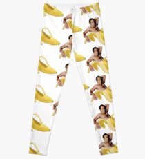 Nicolas Cage In A Banana - Original Yellow Leggings