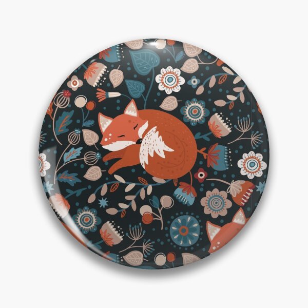 Artikelvorschau, Cute fox sleeping patterns entworfen und verkauft von Patternsonly.