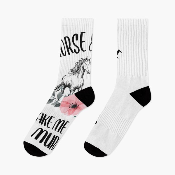 Item preview, Horse and Coffee Make Me Feel Less Murdery designed and sold by LaickieMomery.