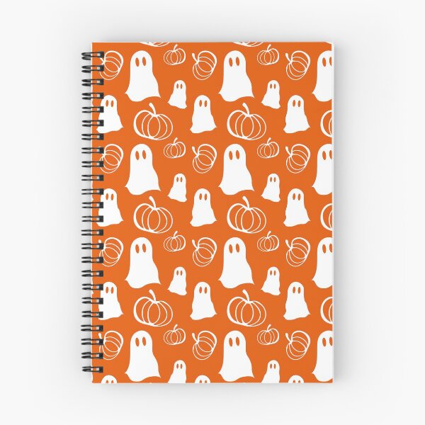 Item preview, Pattern with ghosts and pumpkins designed and sold by parkinsmack.