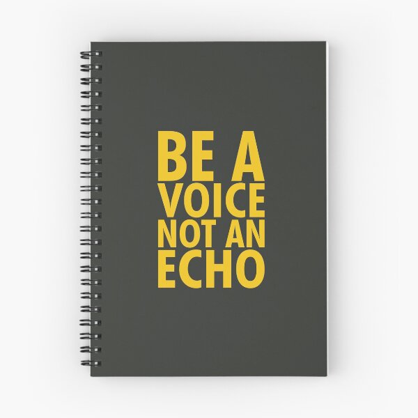 Item preview, Be A Voice Not An Echo designed and sold by PabloPatterns.