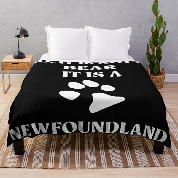 Item preview, No It Is Not A Bear Funny Newfoundland Dog designed and sold by Rami Khalifah.