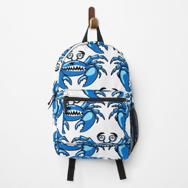 Item preview, Blue And Black Cartoon Crab Pattern Background designed and sold by SHOHANA.
