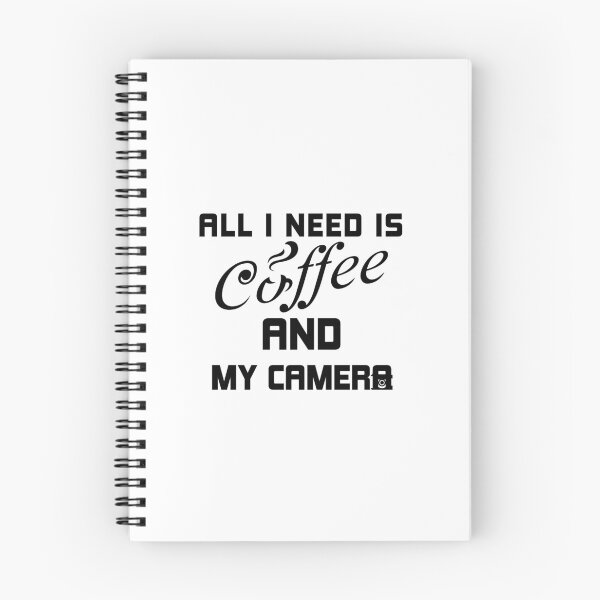 Item preview, ALL I NEED IS COFFEE AND MY CAMERA M designed and sold by boushramba.