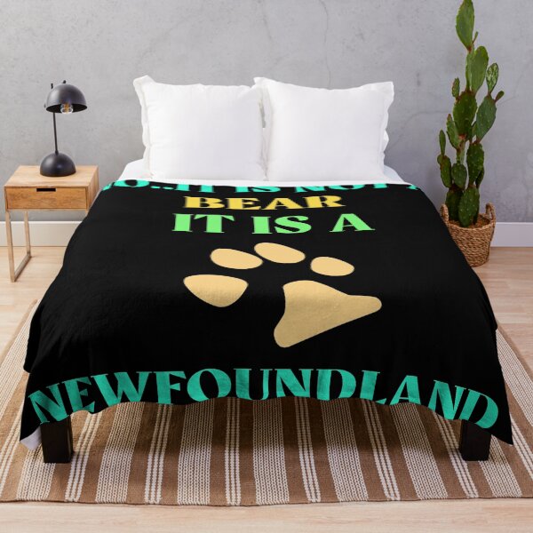 Item preview, No It Is Not A Bear Funny Newfoundland Dog designed and sold by Rami Khalifah.