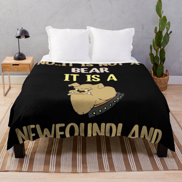 Item preview, No It Is Not A Bear Funny Newfoundland Dog designed and sold by Rami Khalifah.