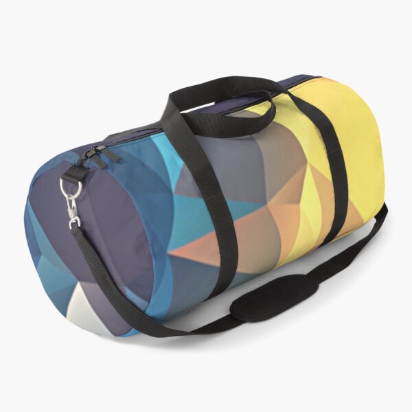 Item preview, Geometric Abstract Art- Triangular cluster of yellow, blue, aqua designed and sold by Ruby Jackson.