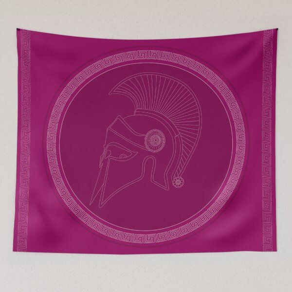 Item preview, Pink Greek Roman Gladiator Spartan designed and sold by SueKnox.