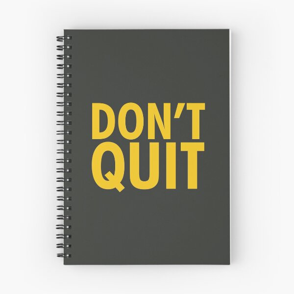 Item preview, Don't Quit designed and sold by PabloPatterns.