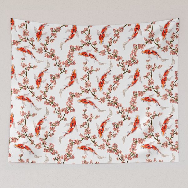 Item preview, Koi fish Pattern designed and sold by graphic-genie.