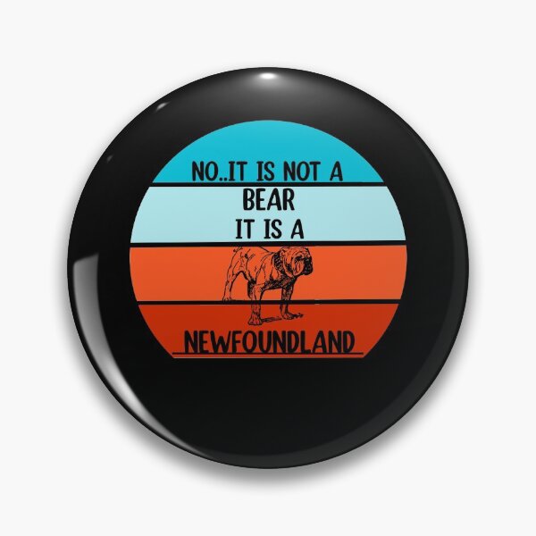 Item preview, No It Is Not A Bear Funny Newfoundland Dog  designed and sold by Rami Khalifah.