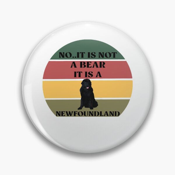 Item preview, No It Is Not A Bear Funny Newfoundland Dog  designed and sold by Rami Khalifah.