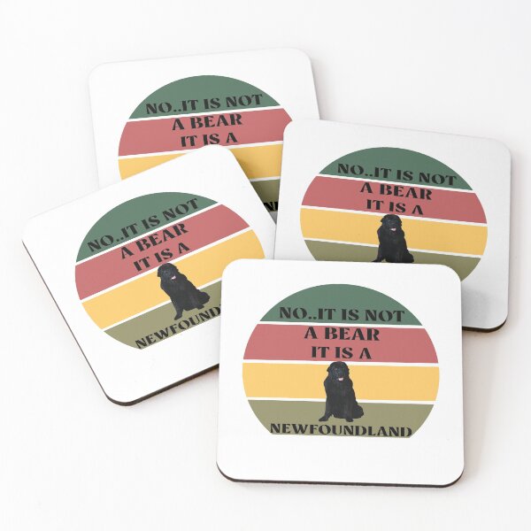 Item preview, No It Is Not A Bear Funny Newfoundland Dog  designed and sold by Rami Khalifah.