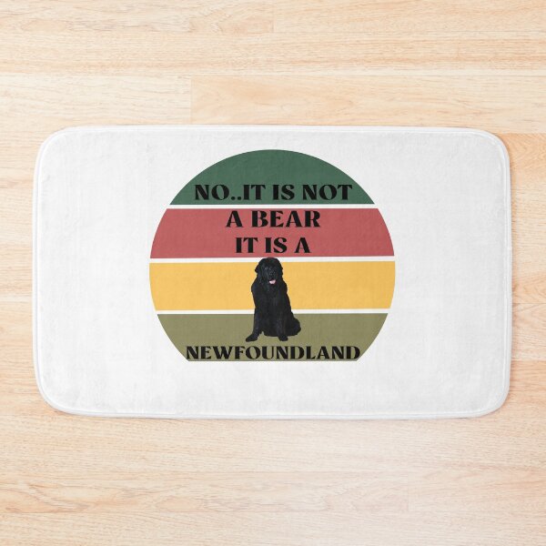 Item preview, No It Is Not A Bear Funny Newfoundland Dog  designed and sold by Rami Khalifah.