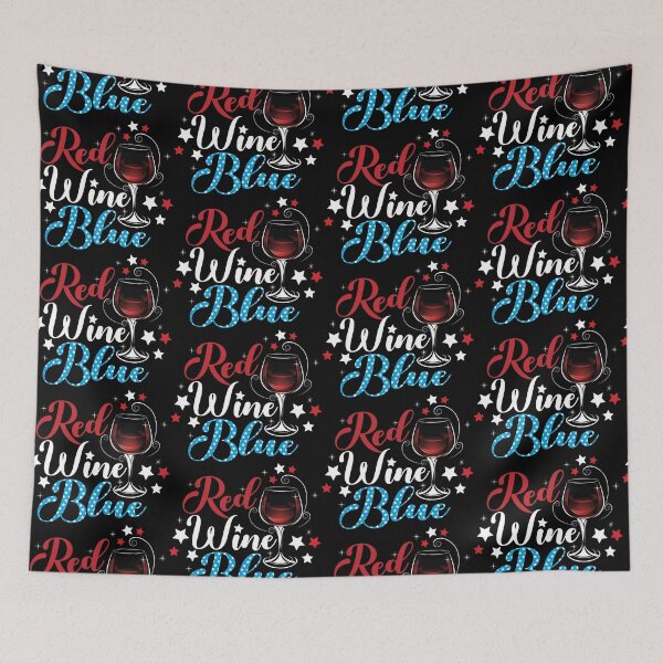 Item preview, Red Wine and Blue 4th of July Celebrate independence Day designed and sold by ARTsPlural.
