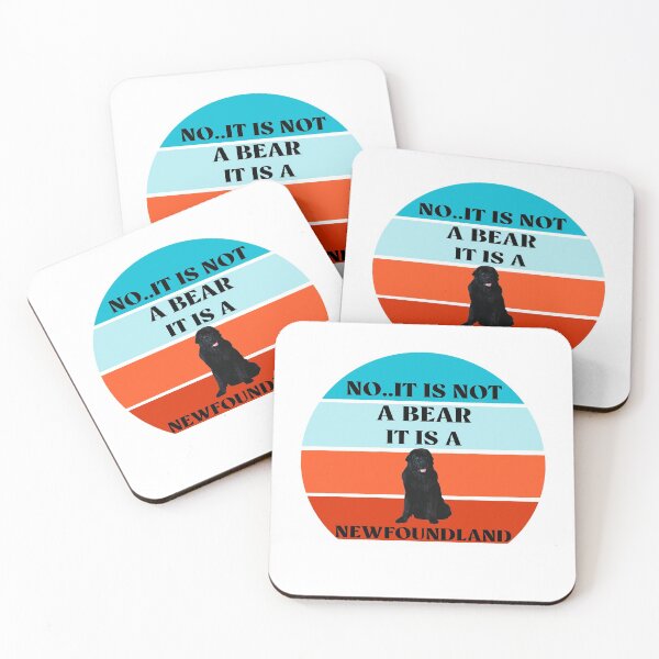 Item preview, No It Is Not A Bear Funny Newfoundland Dog  designed and sold by Rami Khalifah.
