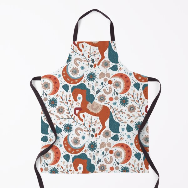 Item preview, Horse white background Art Pattern designed and sold by Patternsonly.